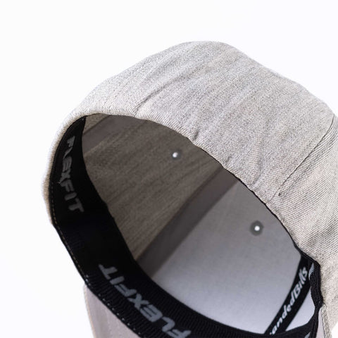 Midnight Horizon Flexfit Fitted Back Heather Gray