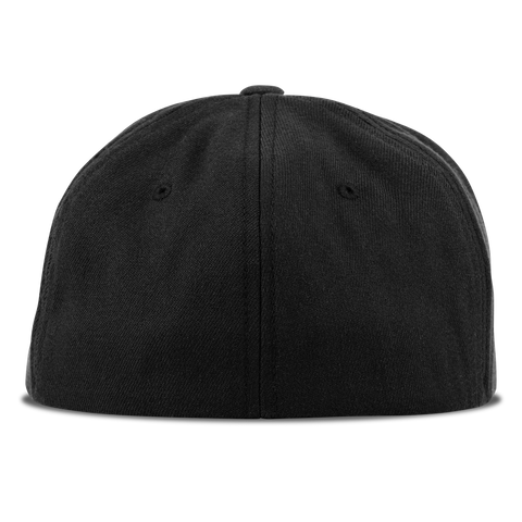 Ghostly PVC Fitted Back Black