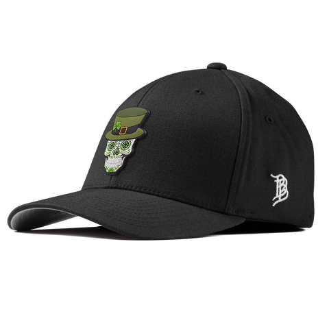 Leprechaun Skull PVC Fitted Black