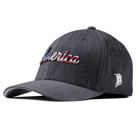 America Fitted Charcoal
