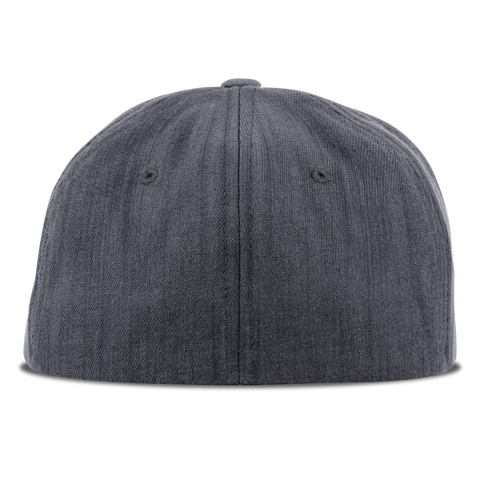 Sugar Skull PVC Fitted Back Charcoal