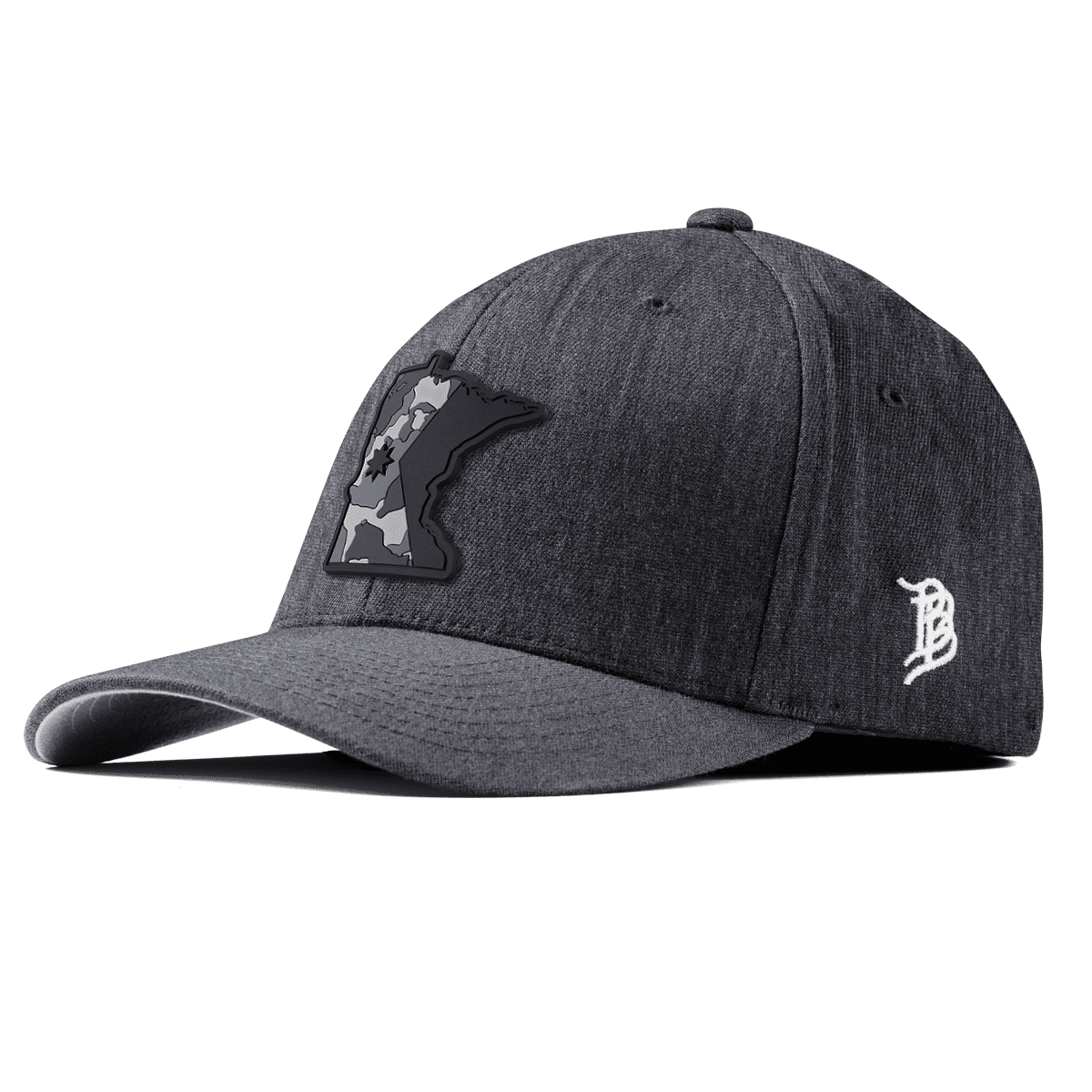 Minnesota Camo Fitted Charcoal
