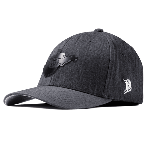 West Virginia 35 Midnight Fitted Charcoal