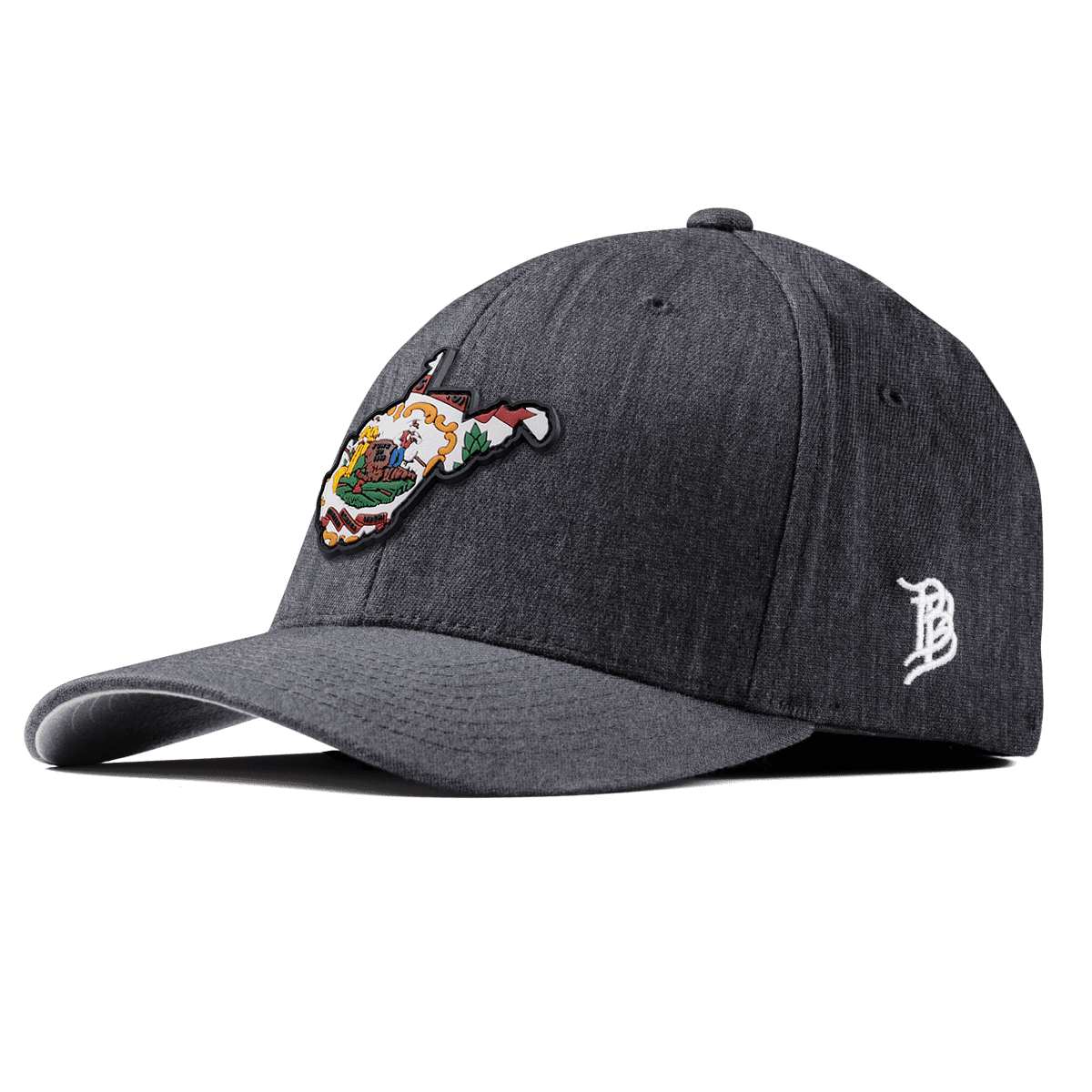 West Virginia 35 PVC Fitted Charcoal