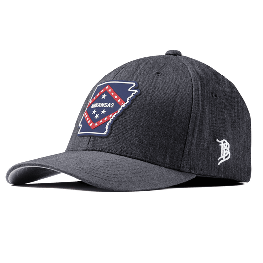 Arkansas Patriot Series Fitted Charcoal