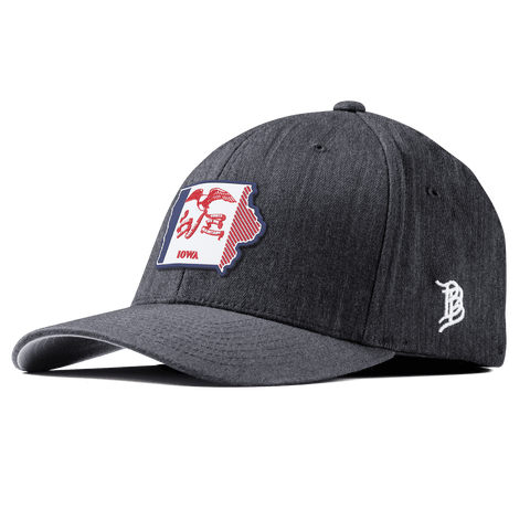 Iowa Patriot Series Fitted Charcoal