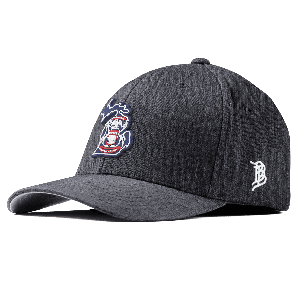 Michigan Patriot Series Fitted Charcoal