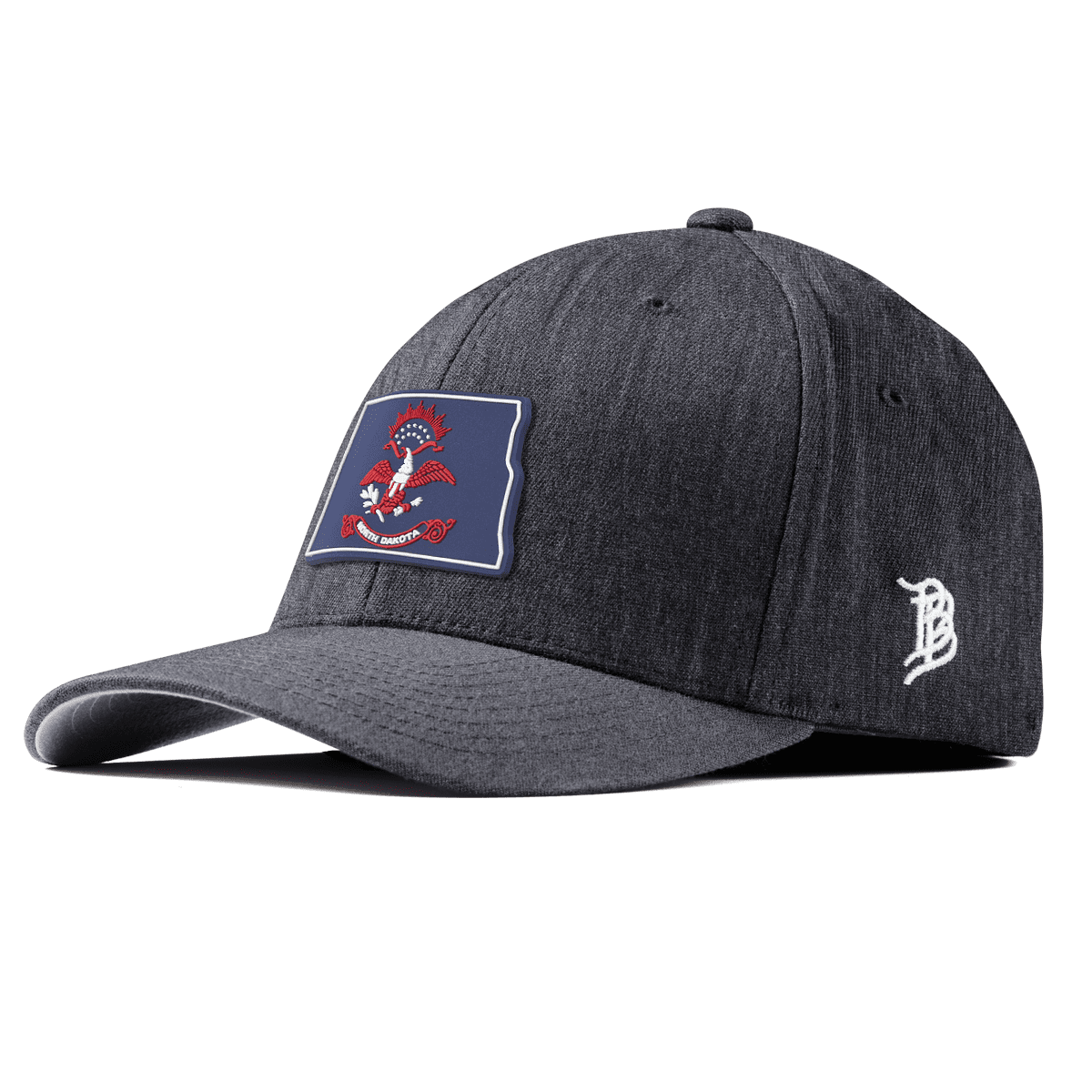 North Dakota Patriot Series Fitted Charcoal