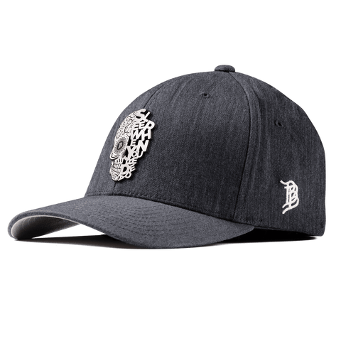 Sleep When You're Dead Skull Fitted Charcoal