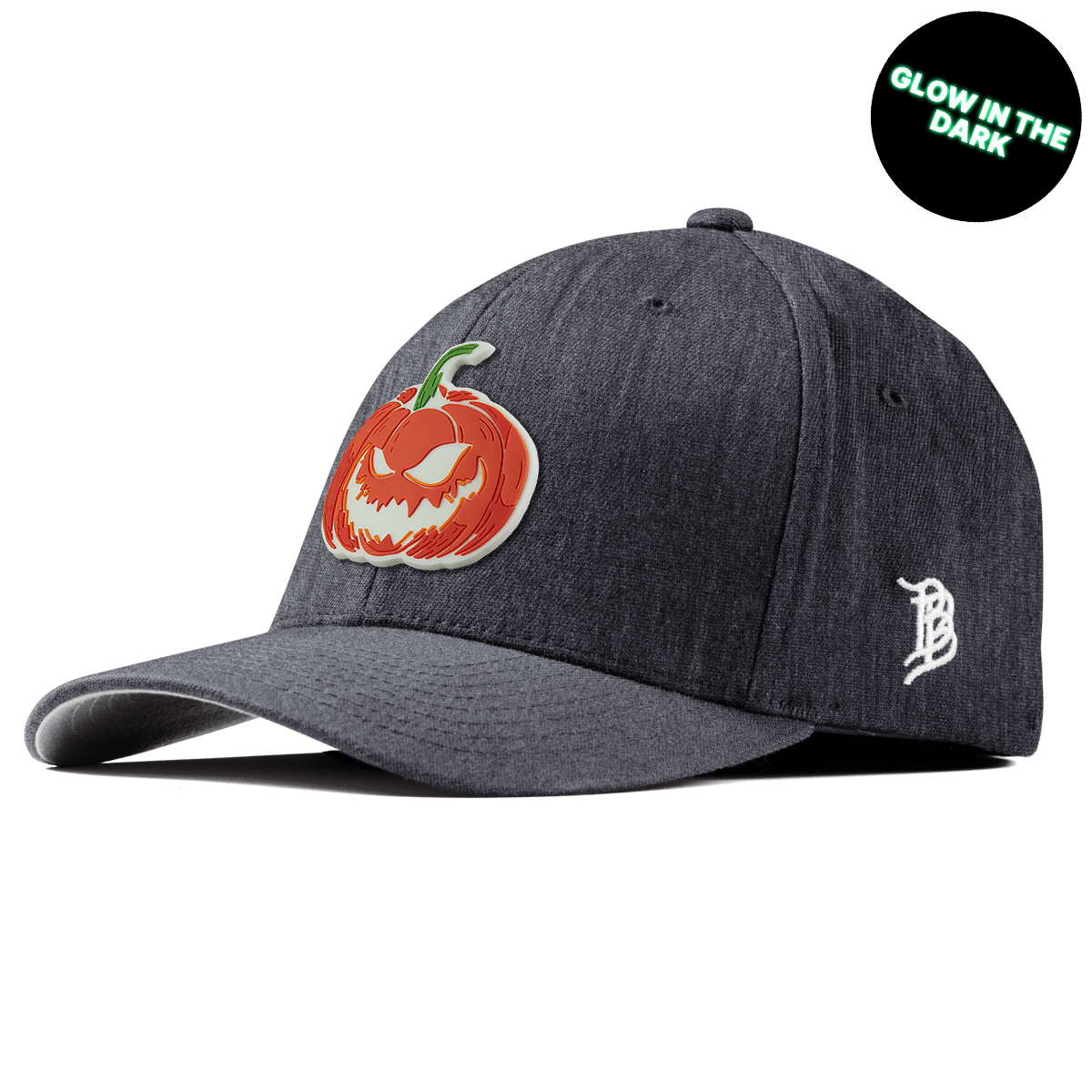 Jack-O-Lantern Glow Fitted Charcoal