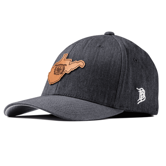 West Virginia 35 Fitted Charcoal