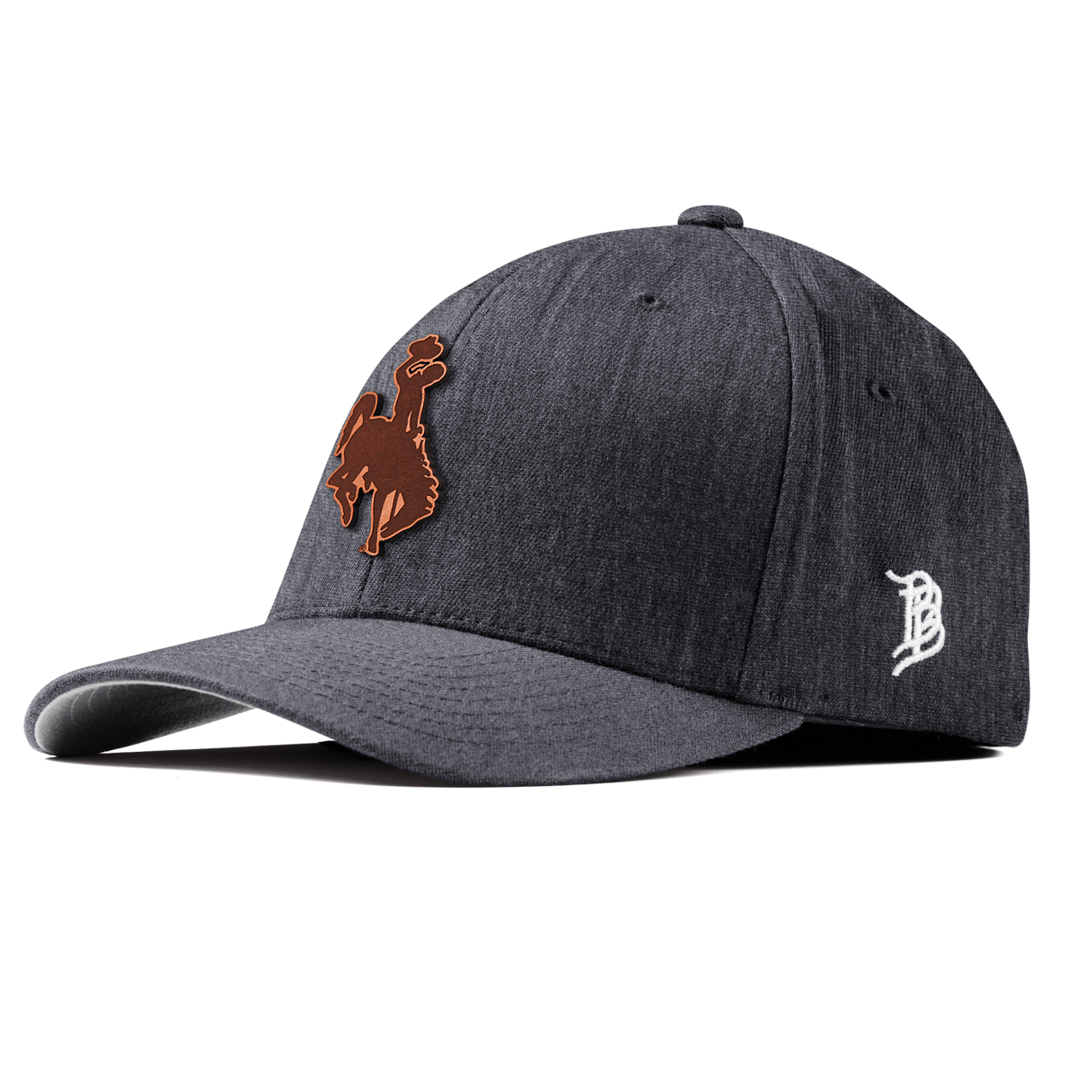 Wyoming Cowboy Fitted Dark Logo