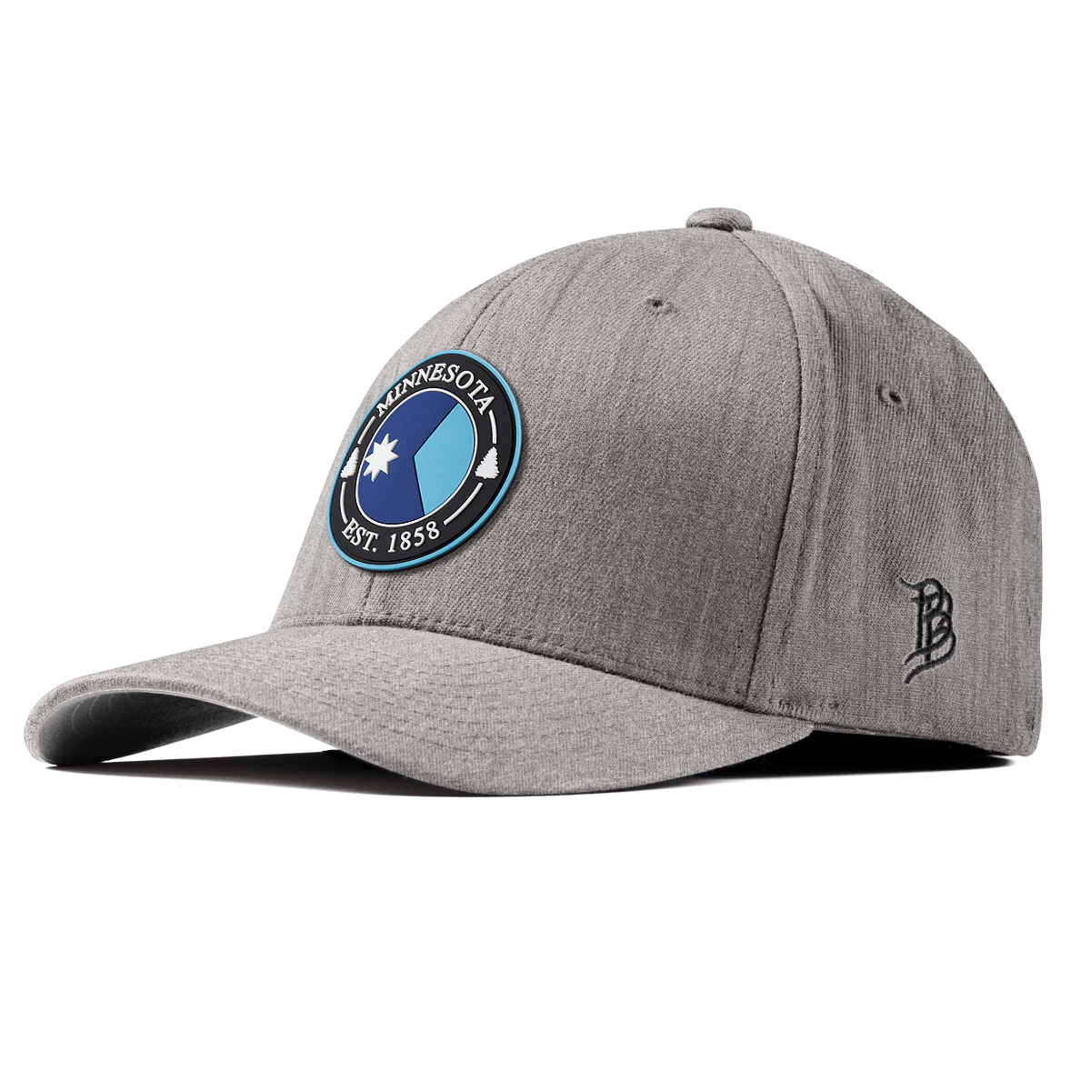 Minnesota Compass Fitted Heather Gray