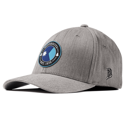 Minnesota Compass Fitted Heather Gray