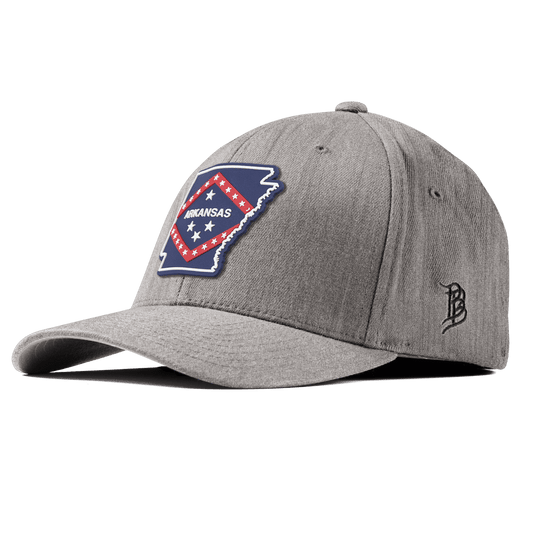 Arkansas Patriot Series Fitted Heather Gray
