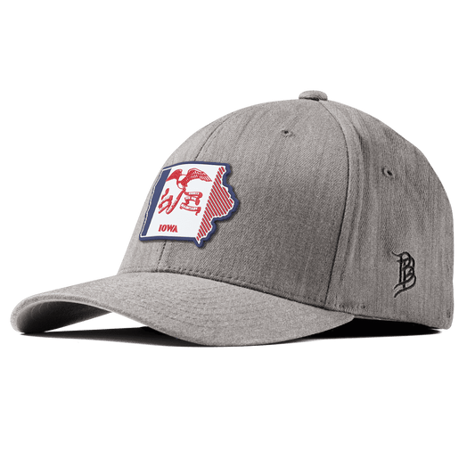 Iowa Patriot Series Fitted Heather Gray
