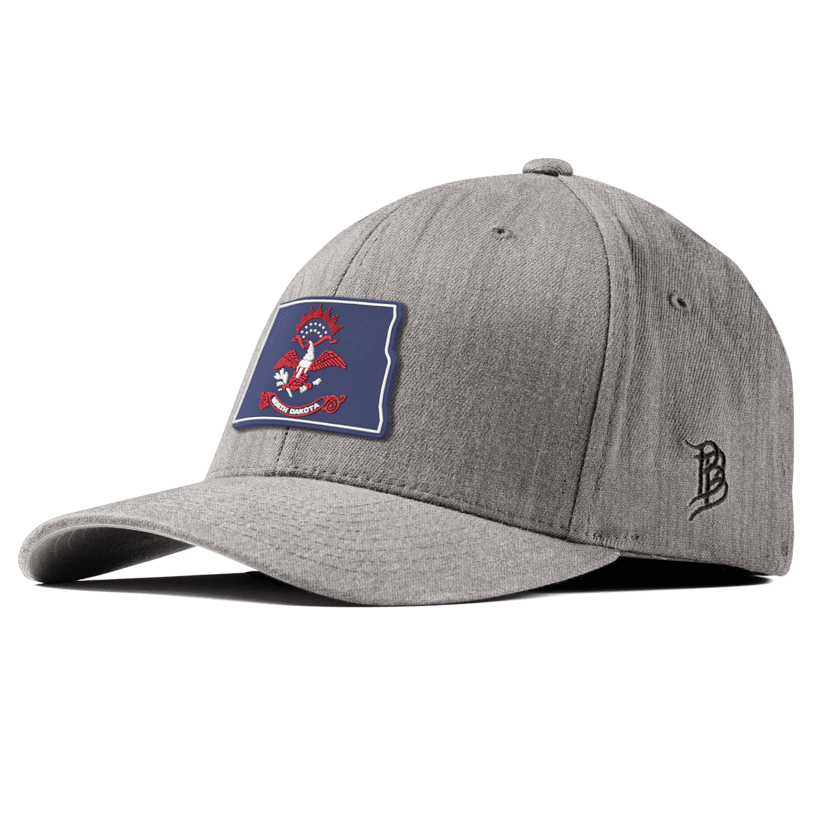 North Dakota Patriot Series Fitted Heather Gray
