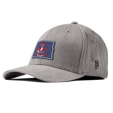 North Dakota Patriot Series Fitted Heather Gray