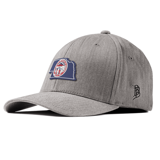 Nebraska Patriot Series Fitted Heather Gray