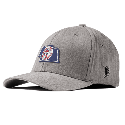 Nebraska Patriot Series Fitted Heather Gray