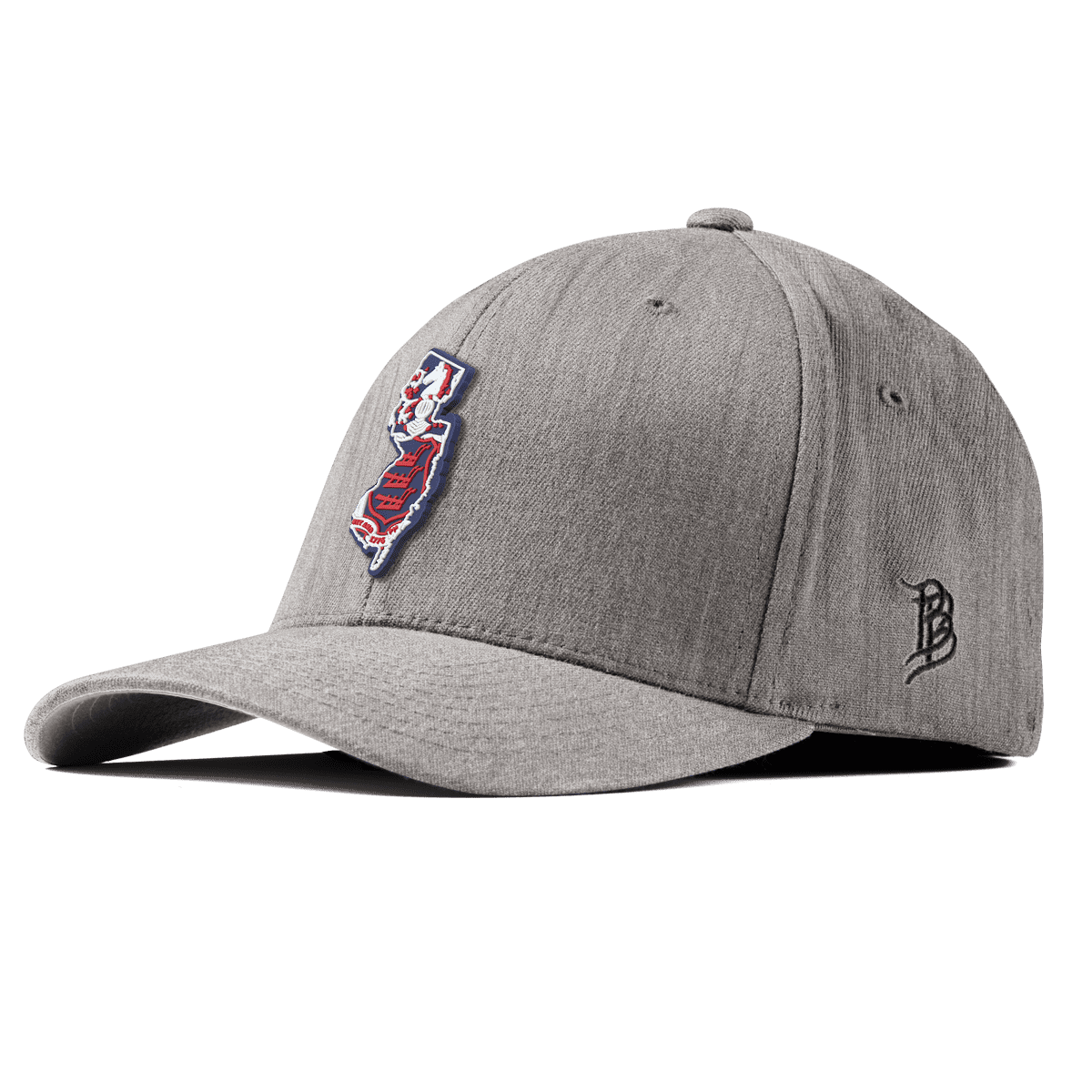 New Jersey Patriot Series Fitted Heather Gray
