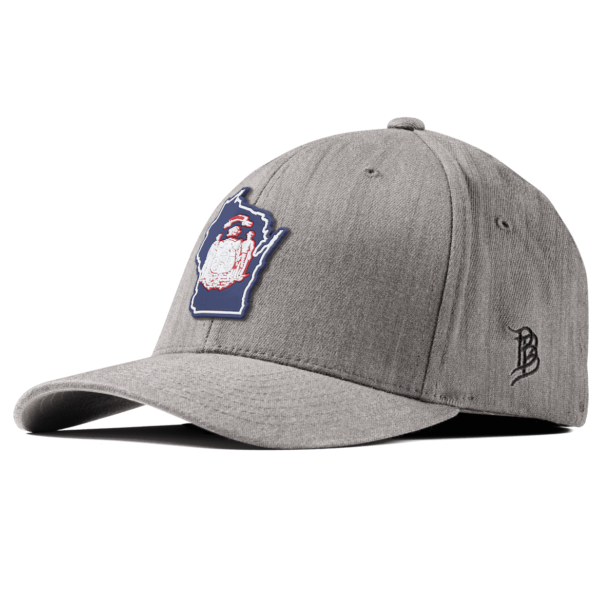 Wisconsin Patriot Series Fitted Heather Gray