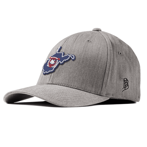 West Virginia Patriot Series Fitted Heather Gray