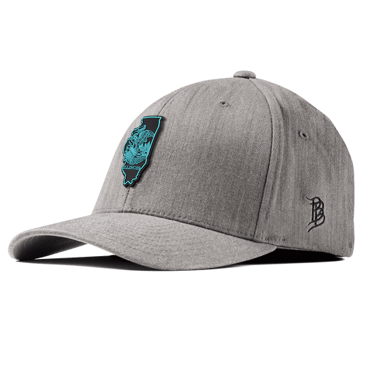 Illinois Turquoise Fitted Heather Gray