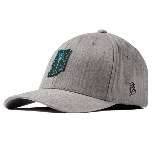 Indiana Turquoise Fitted Heather Gray