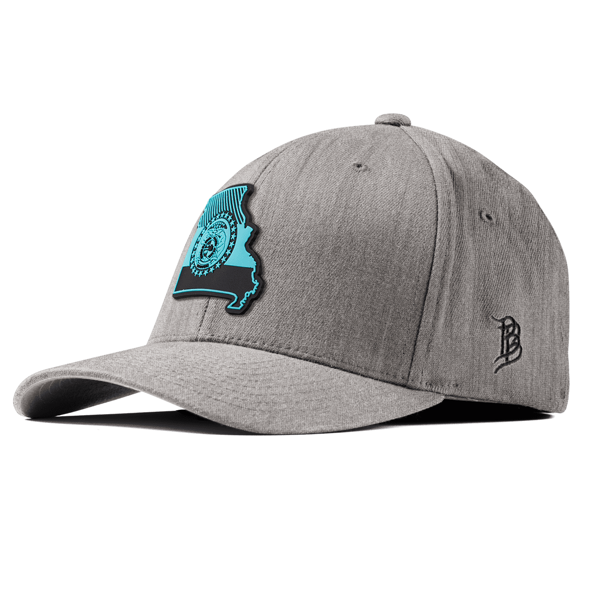 Missouri Turquoise Fitted Heather Gray
