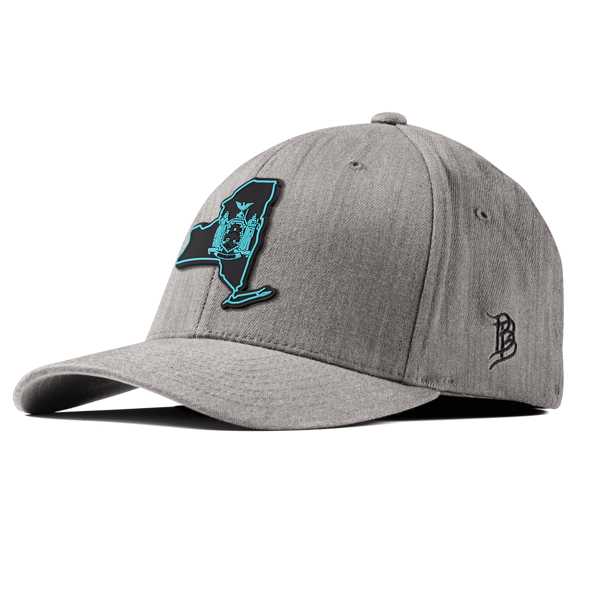 New York Turquoise Fitted Heather Gray