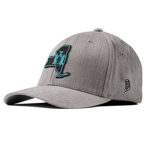 New York Turquoise Fitted Heather Gray