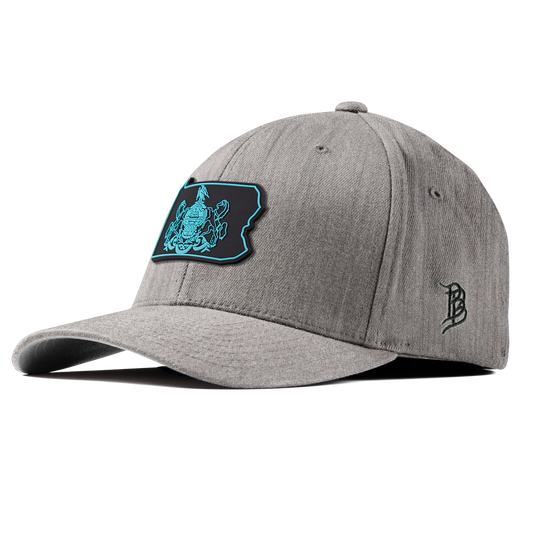 Pennsylvania Turquoise Fitted Heather Gray