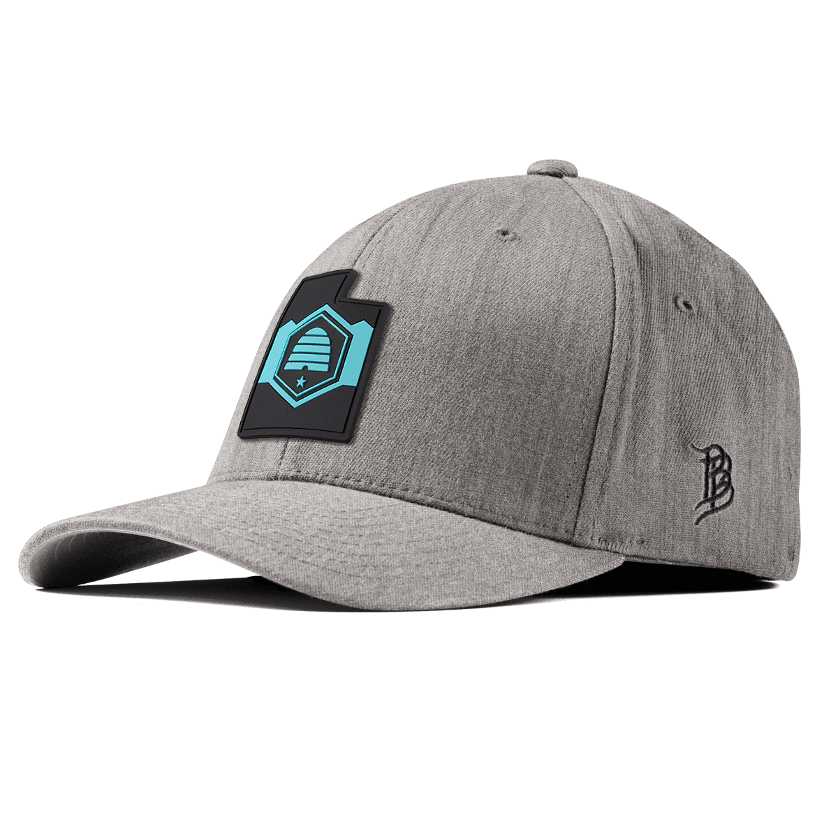 Utah Turquoise Fitted Heather Gray