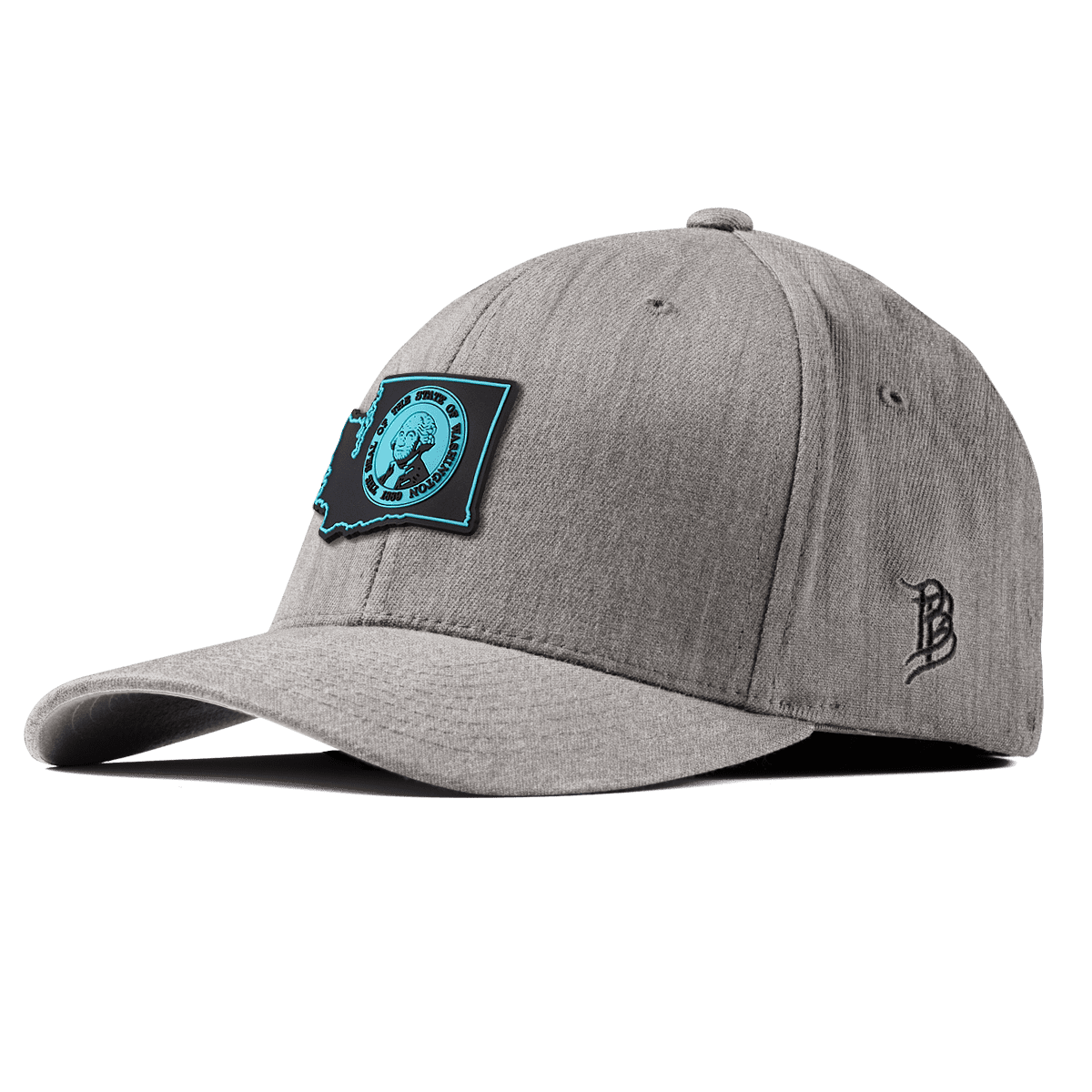 Washington Turquoise Fitted Heather Gray