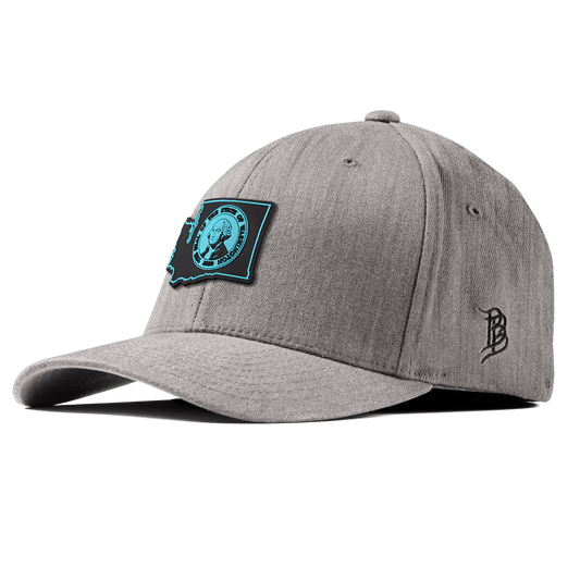 Washington Turquoise Fitted Heather Gray