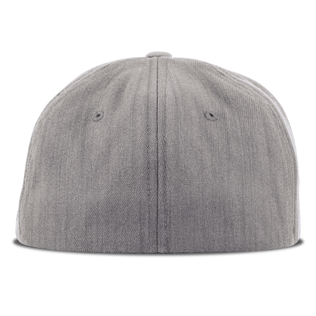 Sugar Skull PVC Fitted Back Heather Gray