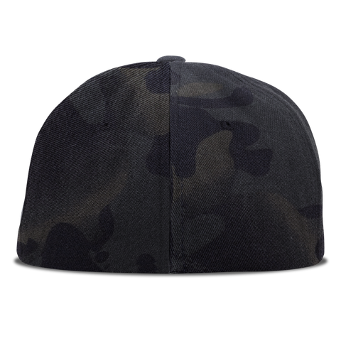 Sugar Skull PVC Fitted Back Multicam