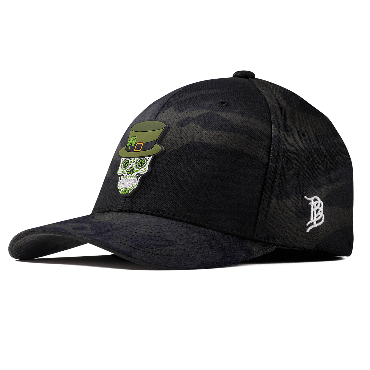 Leprechaun Skull PVC Fitted Multicam