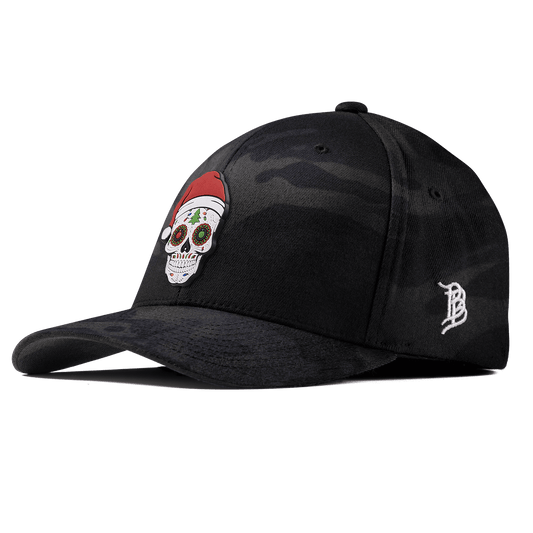 Santa Skull PVC Fitted Multicam