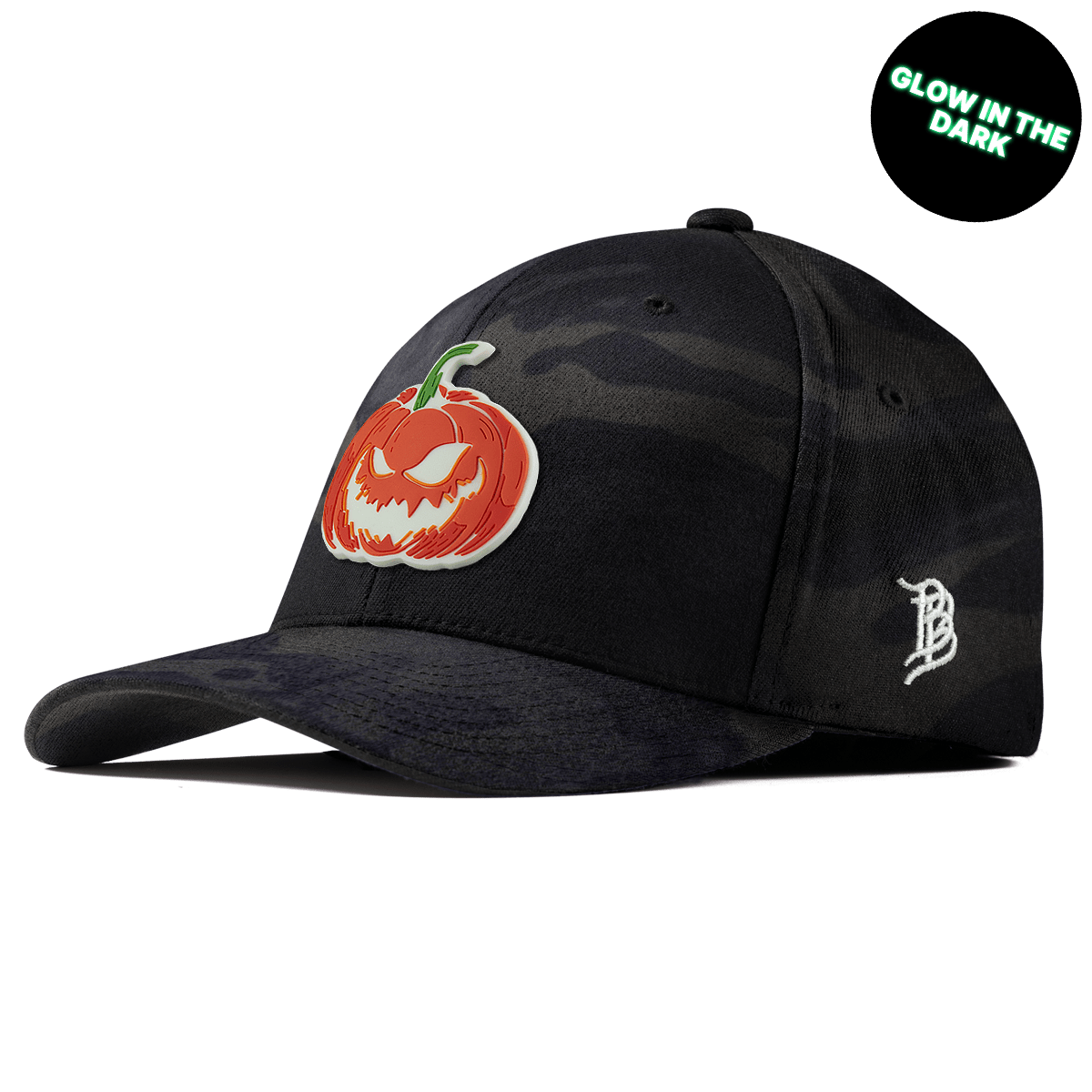 Jack-O-Lantern Glow Fitted Mutlicam