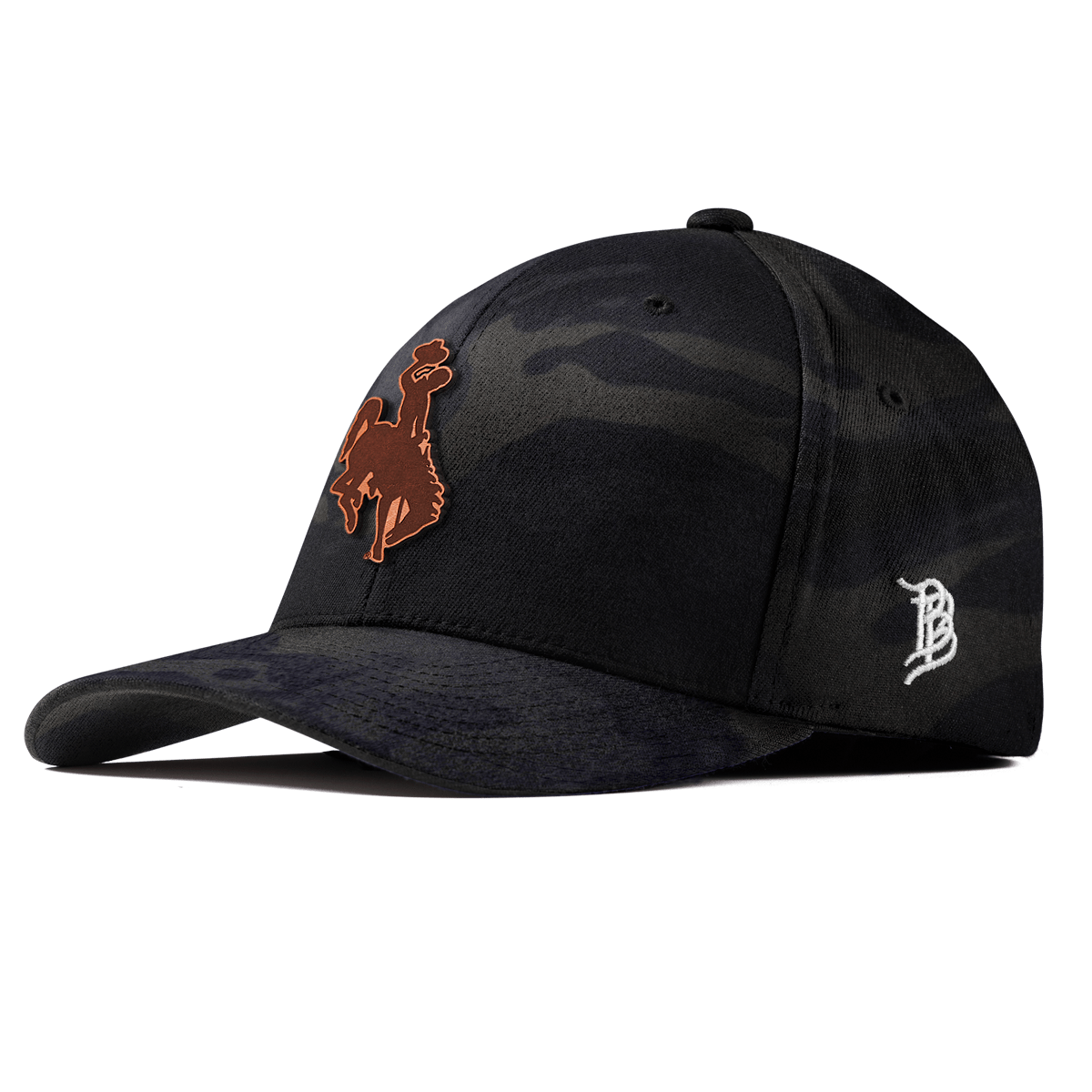 Wyoming Cowboy Fitted Dark Logo
