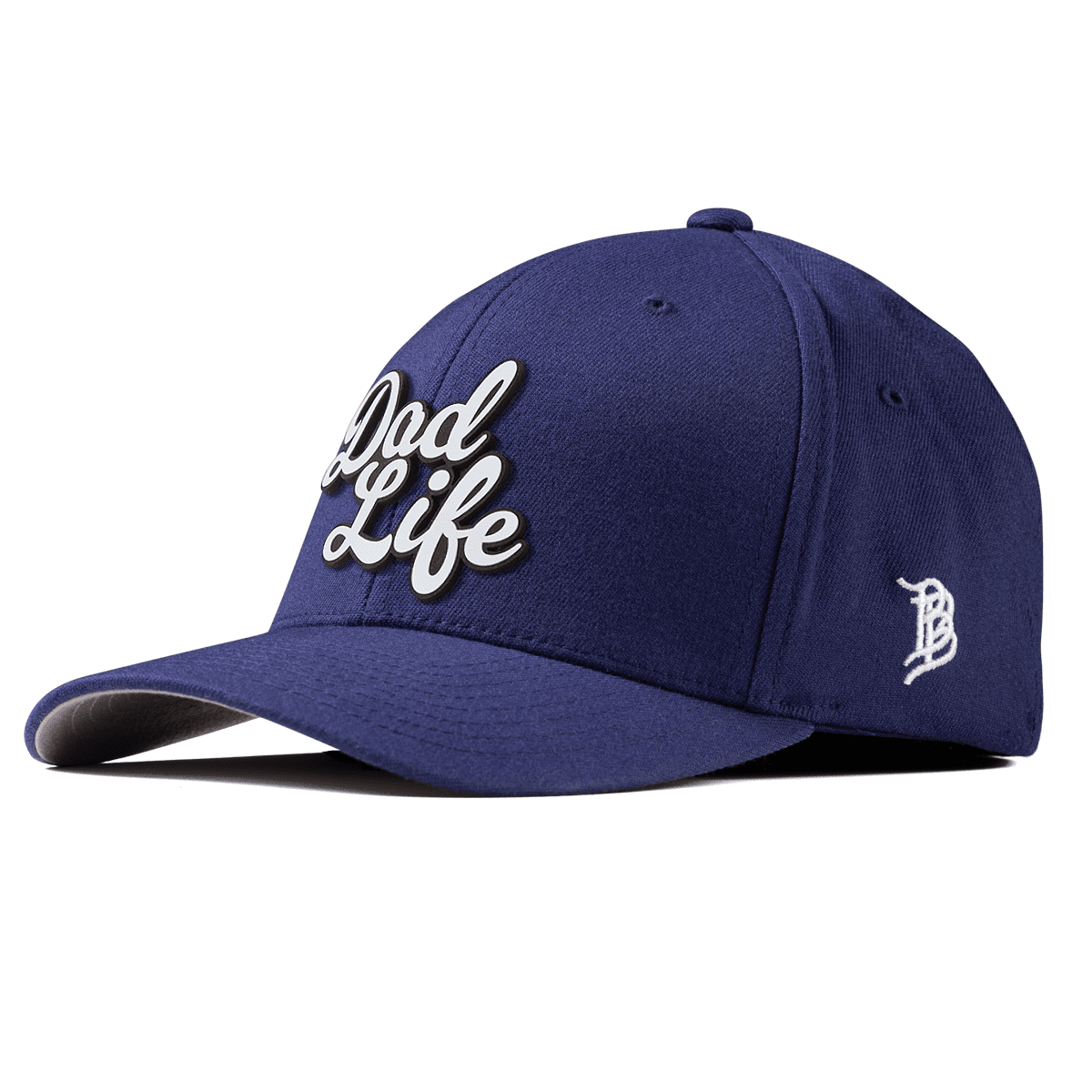 Dad Life Script Fitted Navy