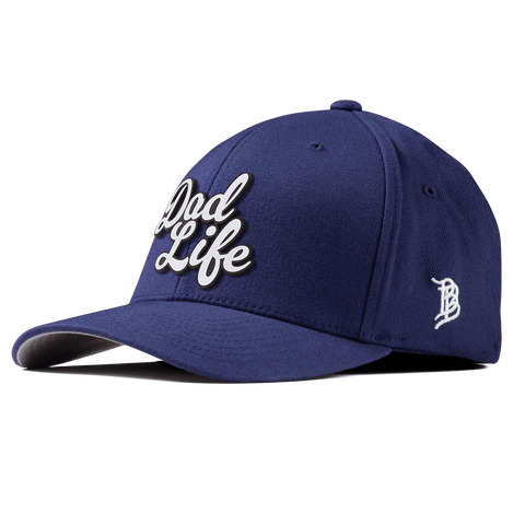 Dad Life Script Fitted Navy