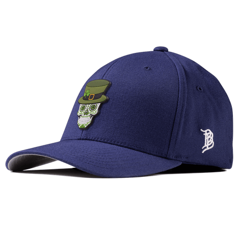 Leprechaun Skull PVC Fitted Navy