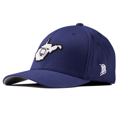 West Virginia Moonlight Fitted Navy