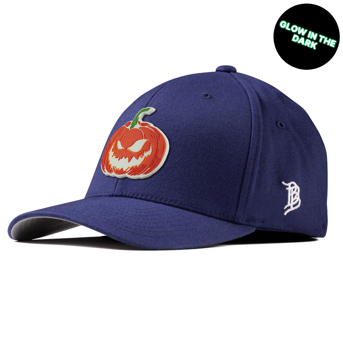 Jack-O-Lantern Glow Fitted Navy