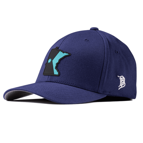 Minnesota Turquoise Fitted Navy