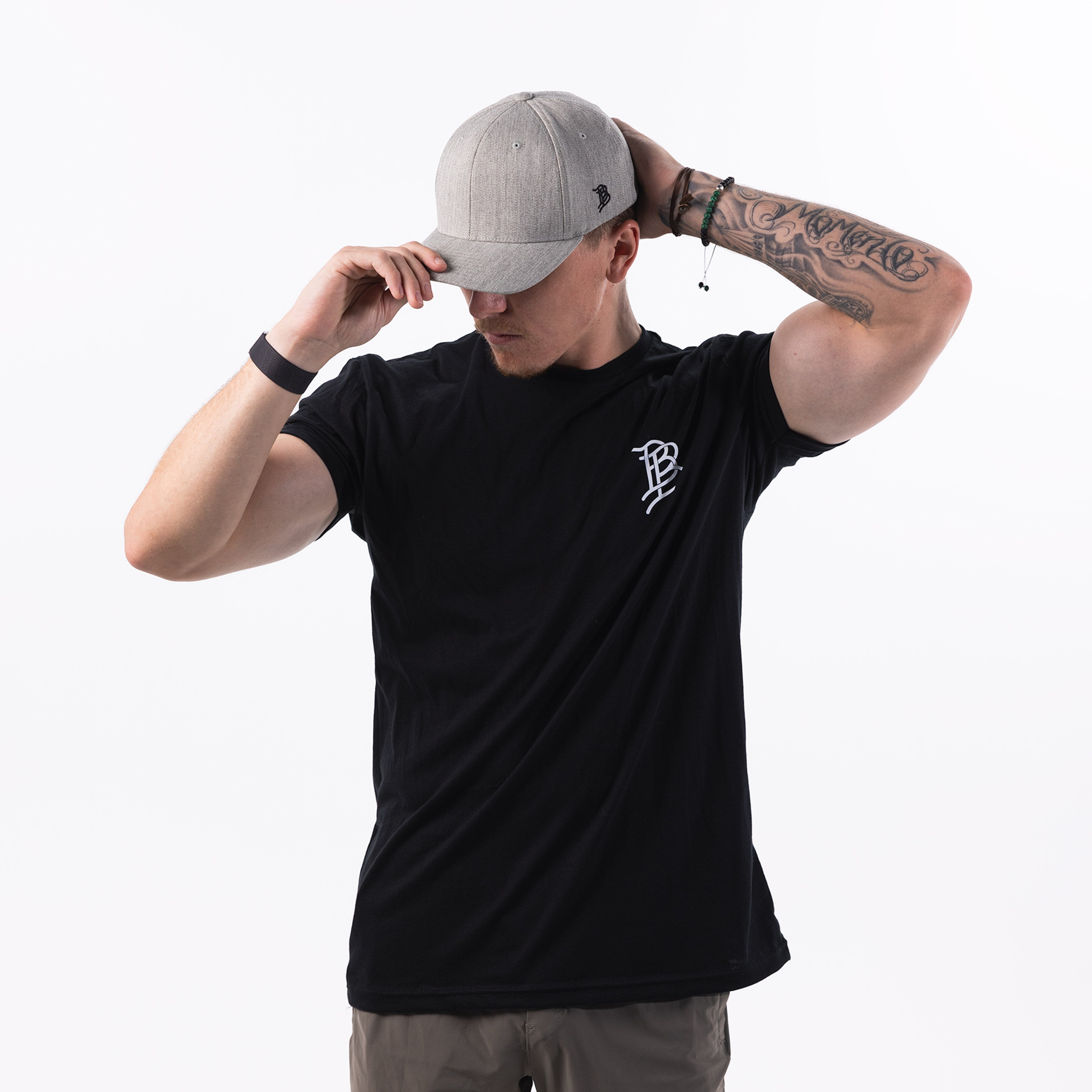 Bare Flexfit Fitted Lifestyle Heather Gray