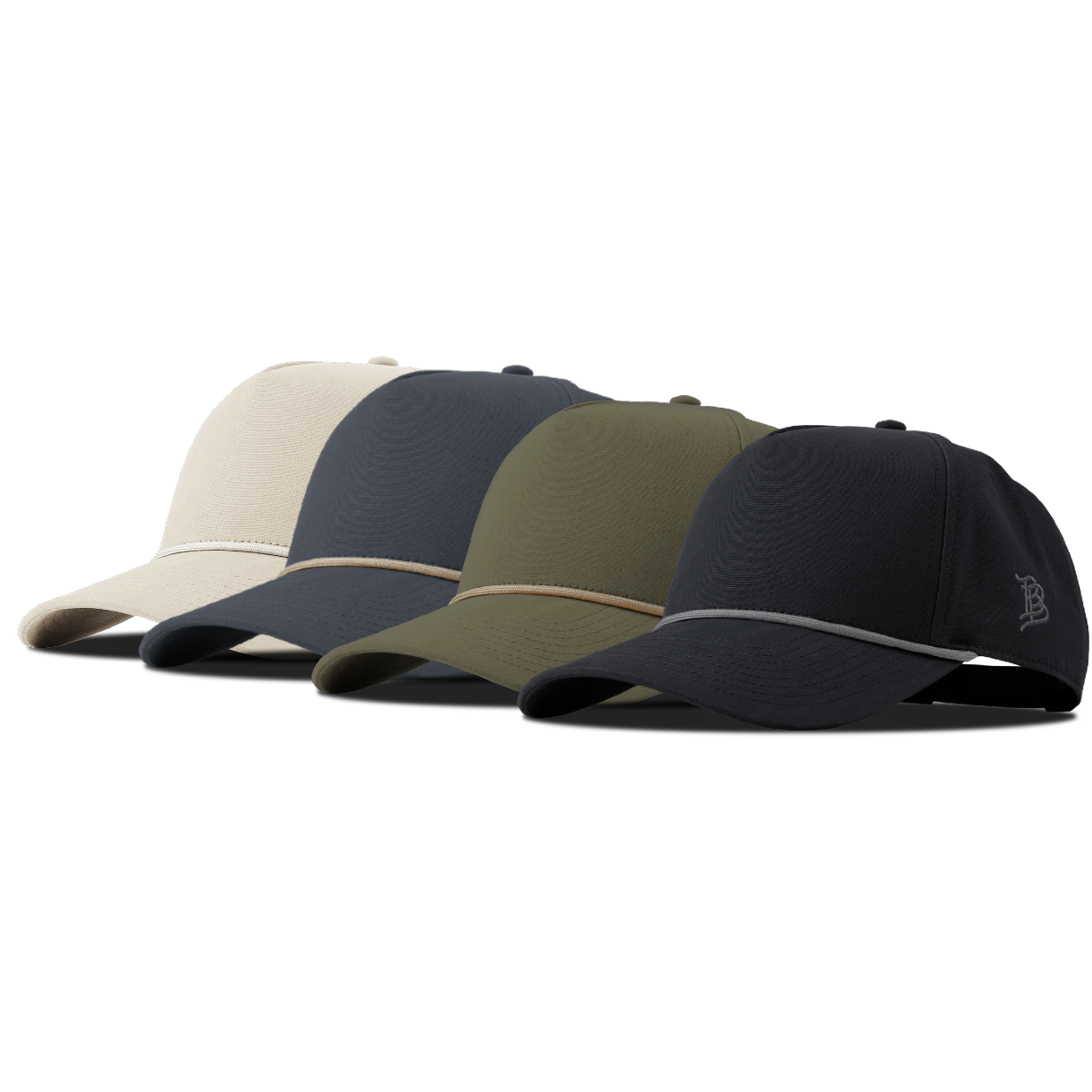 Curved Canvas 5 Panel Rope 4-Pack Bundle